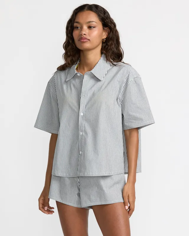 RVCA Mikey Top - Pirate Black sold by Sun Diego Boardshops