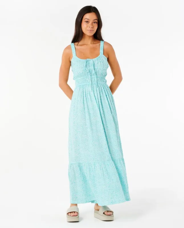 Rip Curl Neon Isles Maxi Dress - Blue 0070 sold by Sun Diego Boardshops