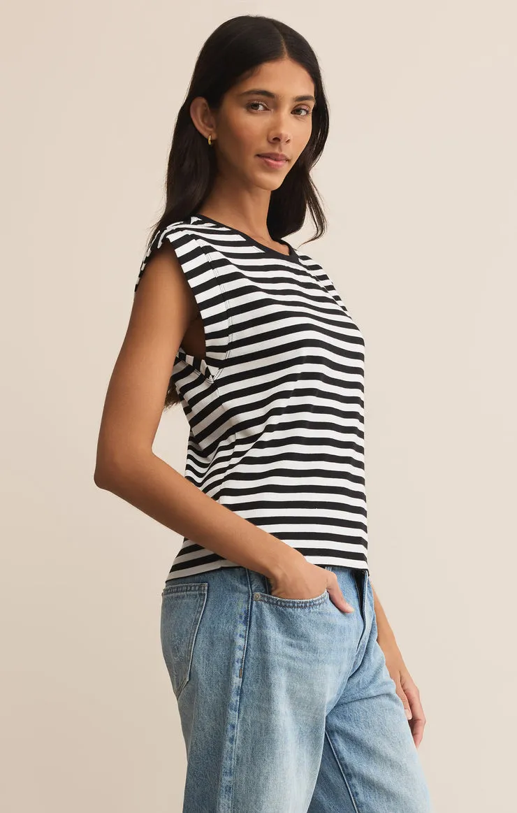 Z-Supply Camino Stripe Top - Black sold by Sun Diego Boardshops product image thumbnail 3