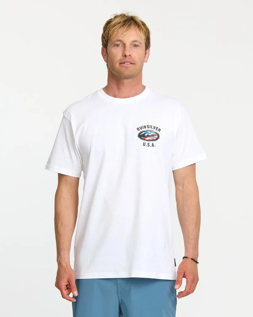Quiksilver Quiki Pride T-Shirt - White sold by Sun Diego Boardshops product image thumbnail 2