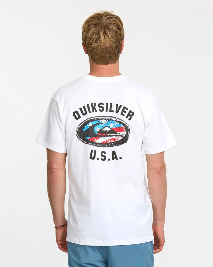 Quiksilver Quiki Pride T-Shirt - White sold by Sun Diego Boardshops