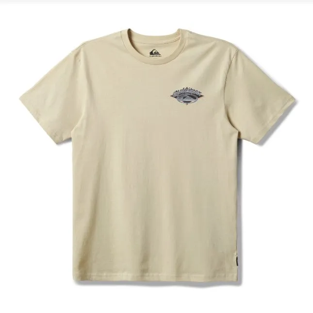 Quiksilver Brushwork Short Sleeve T-Shirt - Fog sold by Sun Diego Boardshops product image thumbnail 2