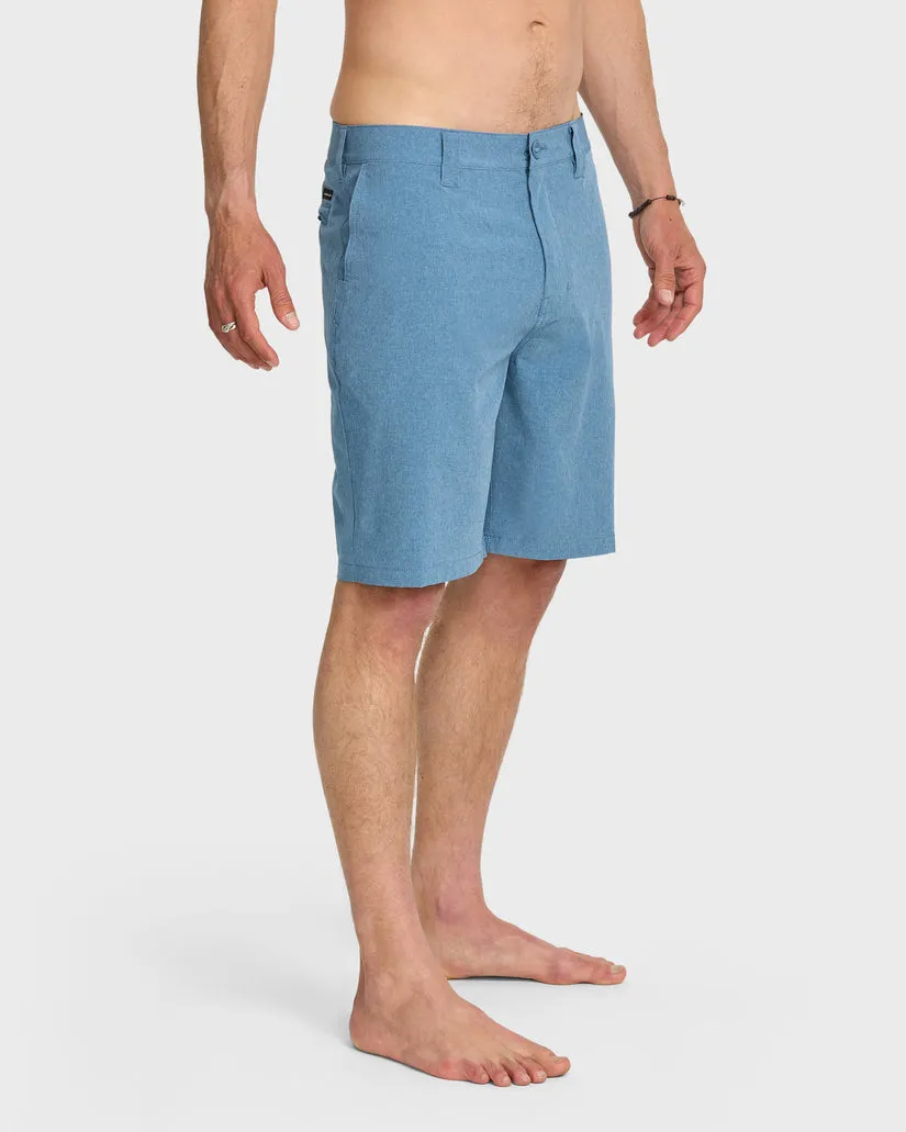 Quiksilver Union Heather 20" Amphibian Hybrid Shorts - Copen Blue sold by Sun Diego Boardshops product image thumbnail 3