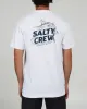 Salty Crew Hook Up White S/S Standard Tee - WHITE sold by Sun Diego Boardshops