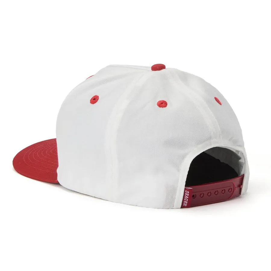 Seager Bradley Snapback - White/Red sold by Sun Diego Boardshops product image thumbnail 2