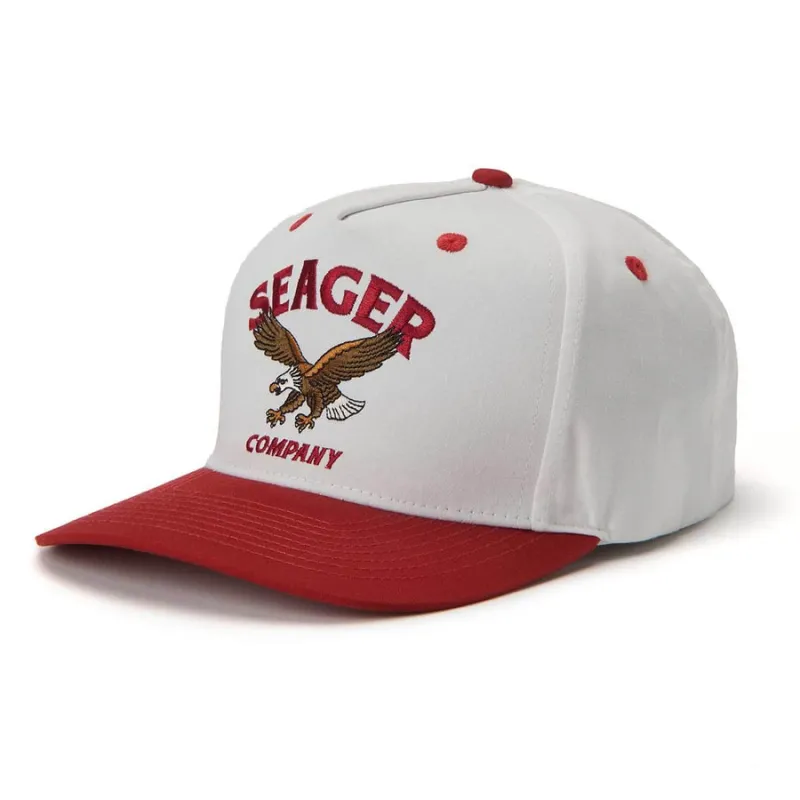 Seager Bradley Snapback - White/Red sold by Sun Diego Boardshops
