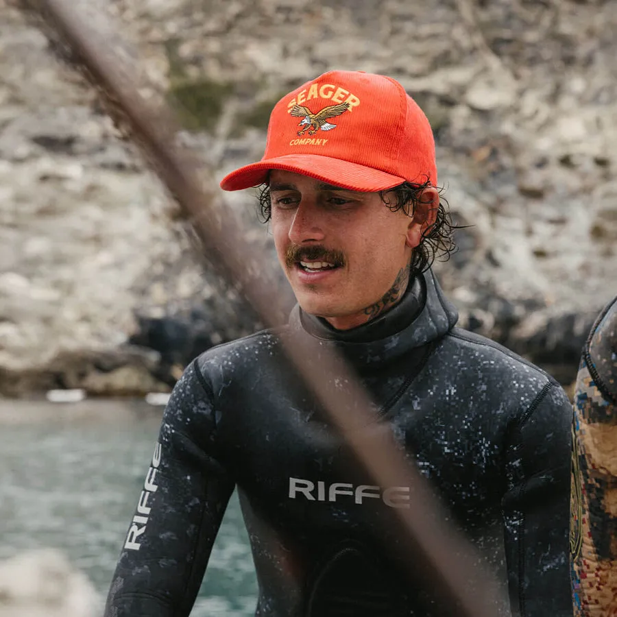 Seager Bradley Corduroy Snapback - Red sold by Sun Diego Boardshops product image thumbnail 4