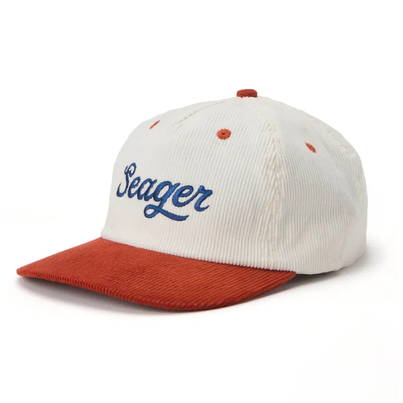 Seager Big Red/White/Blue Coduroy Snapback - Red/White/Blue sold by Sun Diego Boardshops