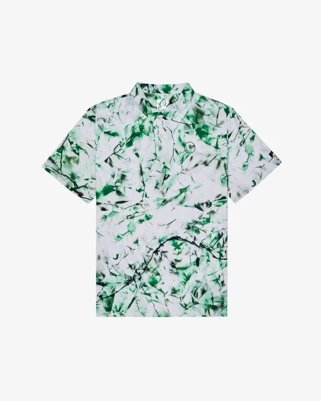 Malbon Futura Poly Performance Polo - Camo-Multi made by Malbon