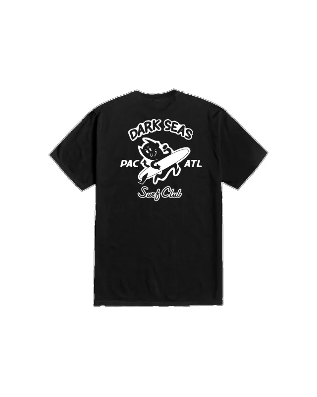 Dark Seas Surfin' Devils Pocket T-Shirt - Black sold by Sun Diego Boardshops