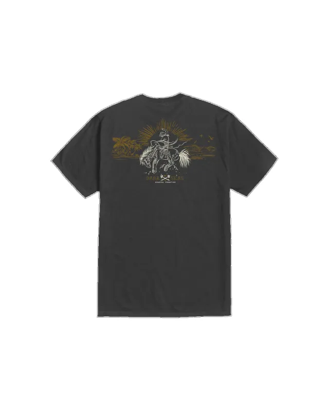 Dark Seas Reinforced Pigment T-Shirt - Dusty Black sold by Sun Diego Boardshops
