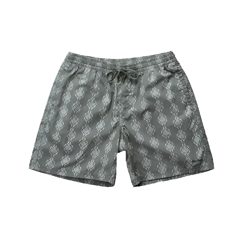 Rhythm Ornate Stripe Beach Short - Olive sold by Sun Diego Boardshops