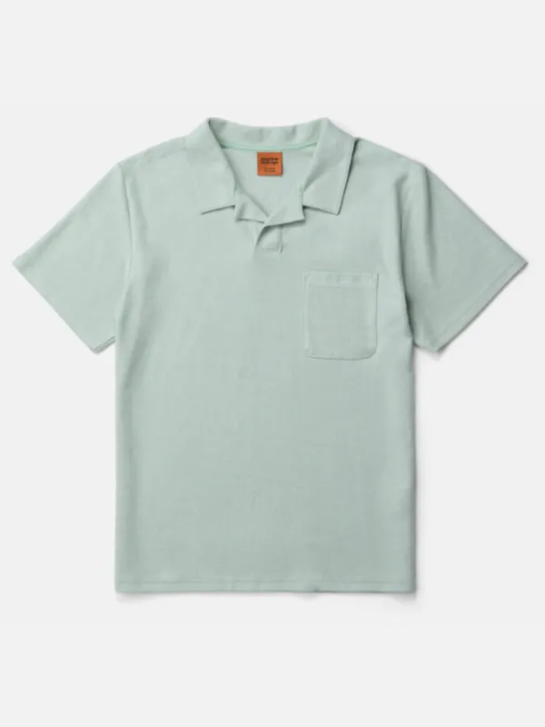 Rhythm Vintage Terry Polo - Seafoam sold by Sun Diego Boardshops