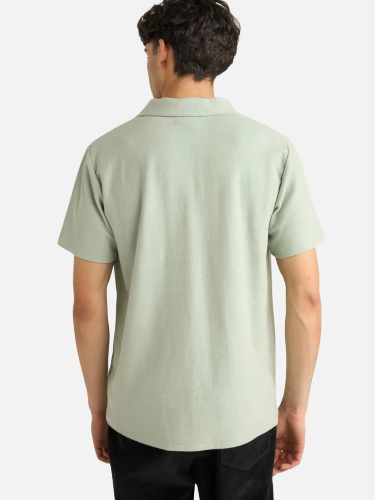 Rhythm Vintage Terry Polo - Seafoam sold by Sun Diego Boardshops product image thumbnail 4