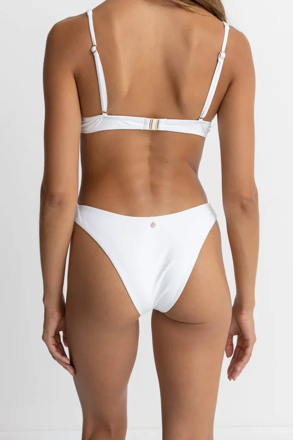 Rhythm Classic Hi Cut Bikini Bottom - White sold by Sun Diego Boardshops product image thumbnail 2