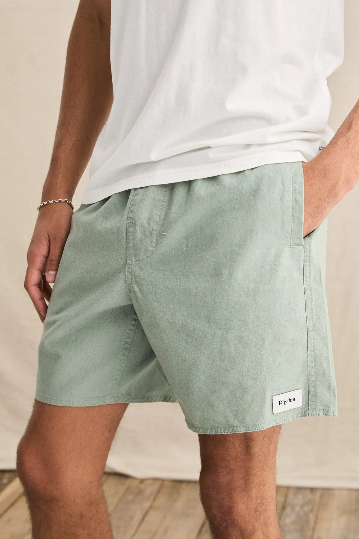 Rhythm Classic Linen Jam - Seafoam sold by Sun Diego Boardshops product image thumbnail 3