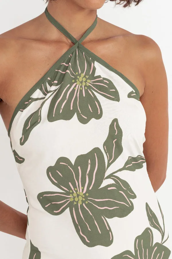 Rhythm Kia Floral Mini Dress - Green sold by Sun Diego Boardshops product image thumbnail 2