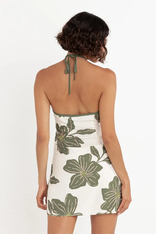 Rhythm Kia Floral Mini Dress - Green sold by Sun Diego Boardshops product image thumbnail 3