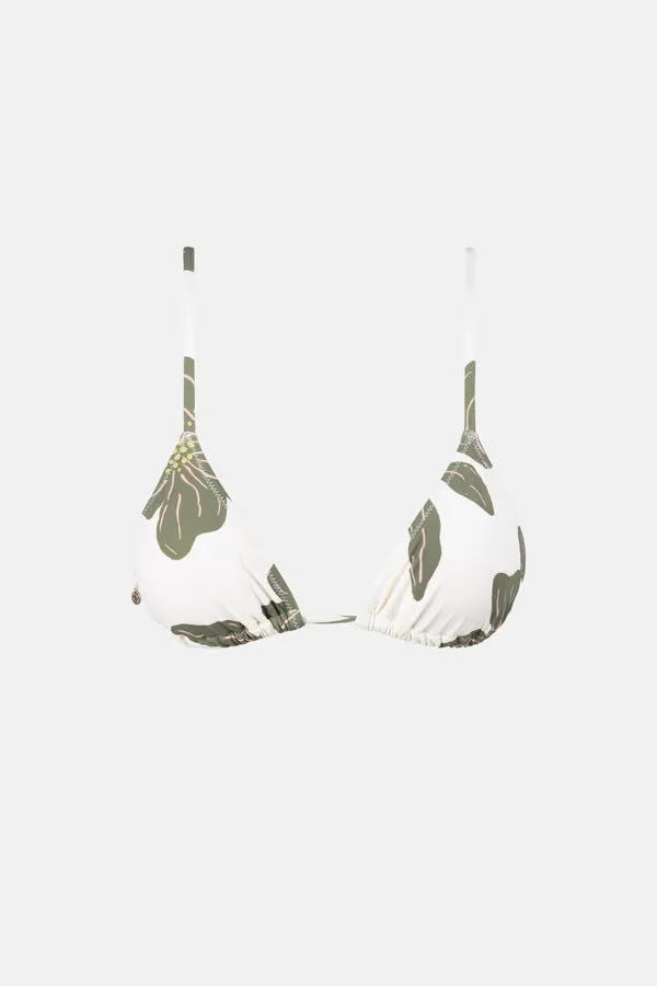 Rhythm Kia Floral Slide Tri Top - Green sold by Sun Diego Boardshops product image thumbnail 3