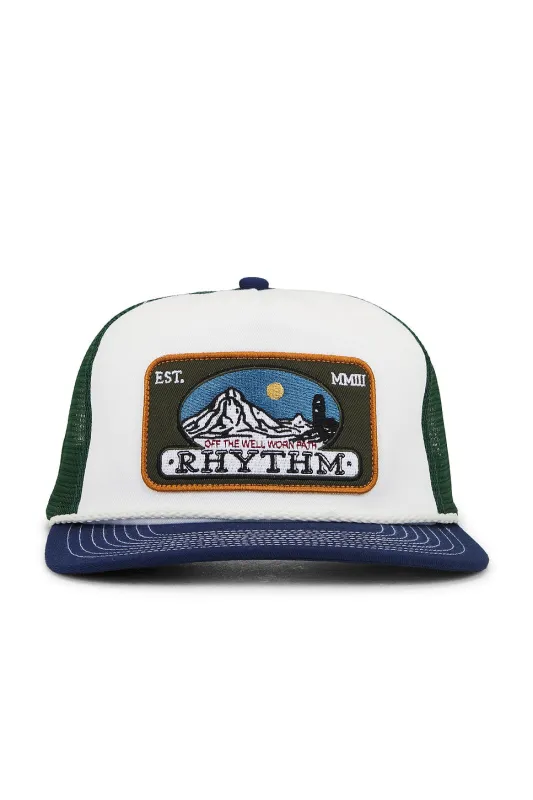Rhythm Horizon Trucker Cap - Blue/Green sold by Sun Diego Boardshops