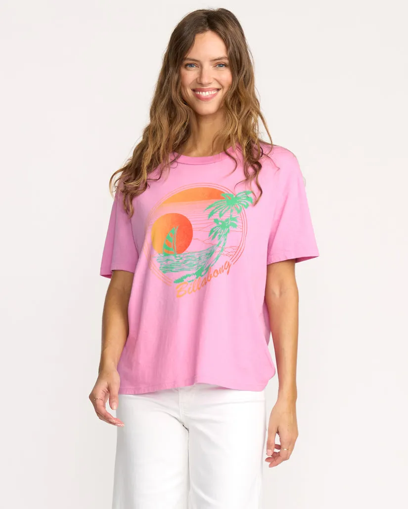 Billabong Bright New Day Tee - Bright Rose sold by Sun Diego Boardshops