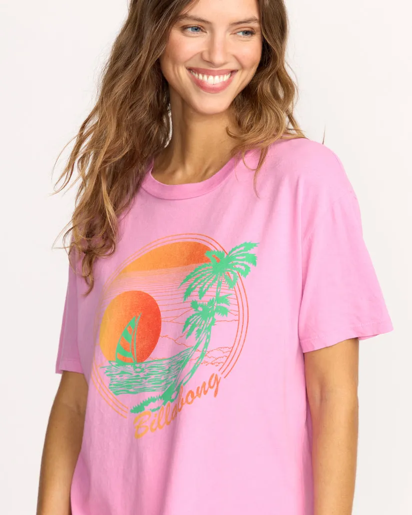 Billabong Bright New Day Tee - Bright Rose sold by Sun Diego Boardshops product image thumbnail 3