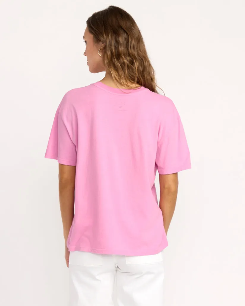 Billabong Bright New Day Tee - Bright Rose sold by Sun Diego Boardshops product image thumbnail 2