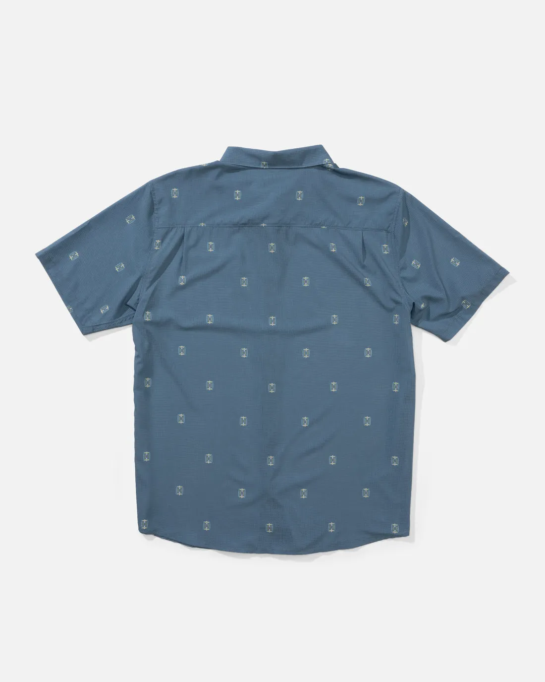 Salty Crew Breezer Perforated Button Up - Channel Blue sold by Sun Diego Boardshops product image thumbnail 2