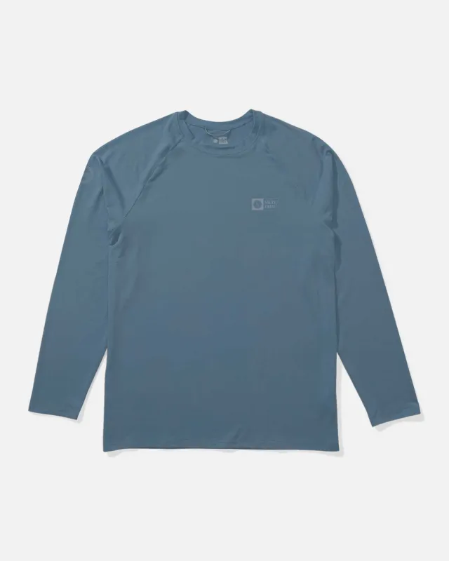 Salty Crew Mariner Lite Uv Crew - Pilot Blue sold by Sun Diego Boardshops