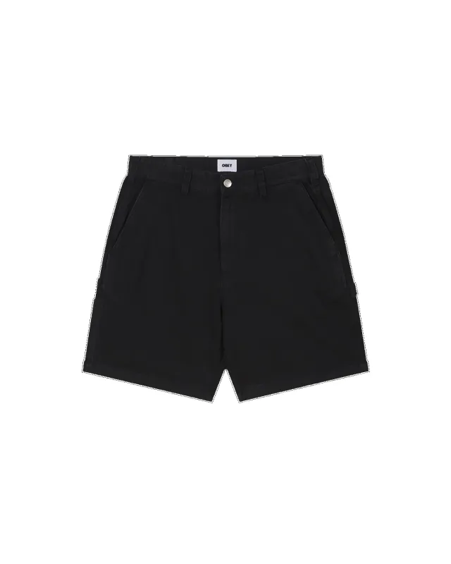 Obey Big Timer Carpenter Short - Black sold by Sun Diego Boardshops