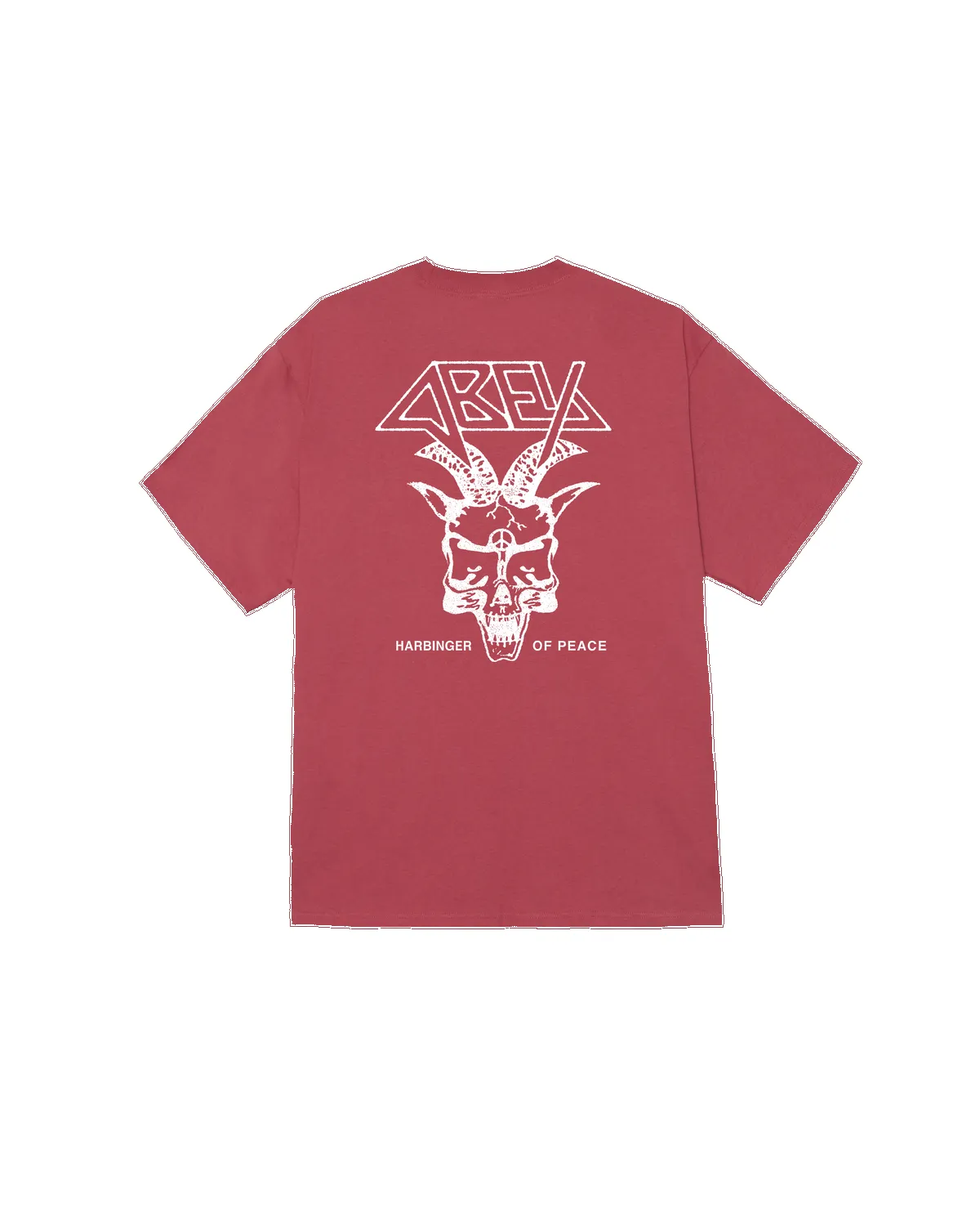 Obey Harbinger Of Peace Classic T-Shirt - Mineral Red sold by Sun Diego Boardshops