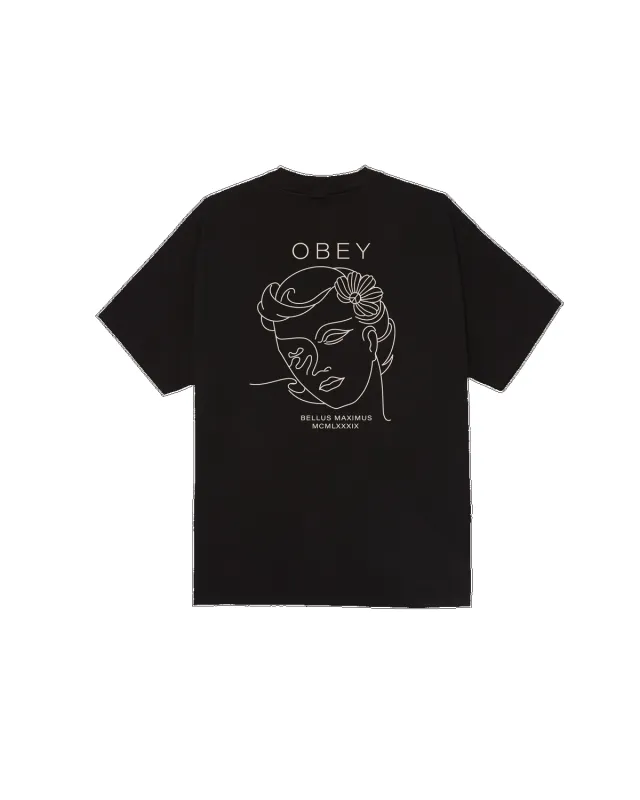 Obey Bella Maximus Classic T-Shirt - Black sold by Sun Diego Boardshops