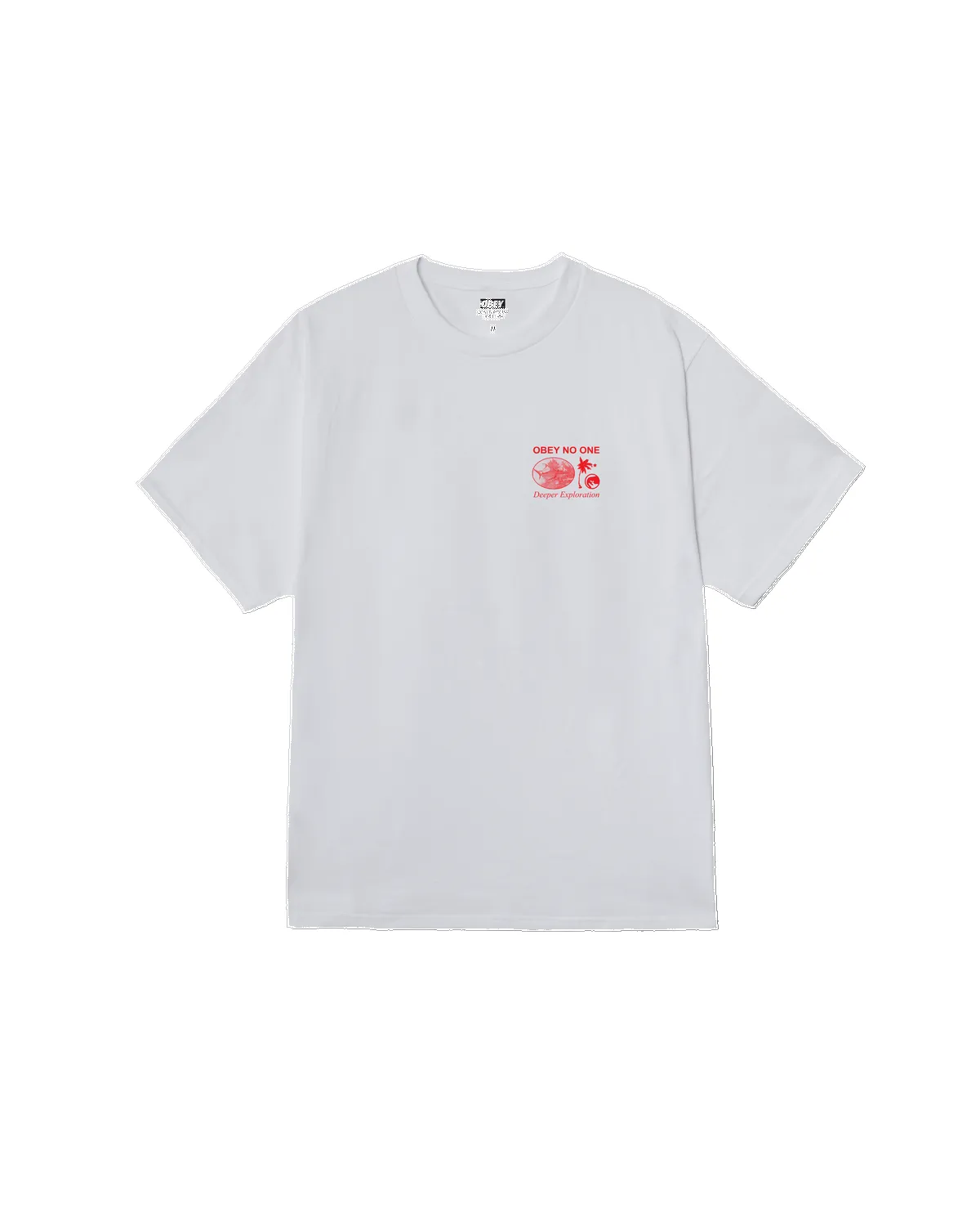 Obey Deeper Exploration Classic T-Shirt - White sold by Sun Diego Boardshops product image thumbnail 2