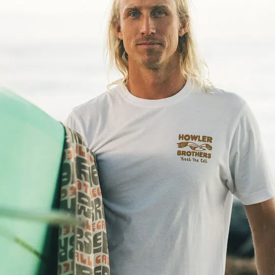 Howler Bros Flocka Seagulls Cotton T-Shirt - Vintage White sold by Sun Diego Boardshops product image thumbnail 3