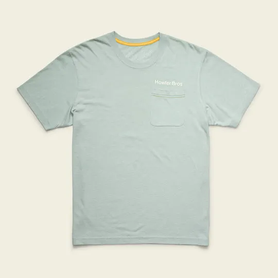 Howler Bros Pelican Postage Pocket T-Shirt - Grey sold by Sun Diego Boardshops product image thumbnail 2