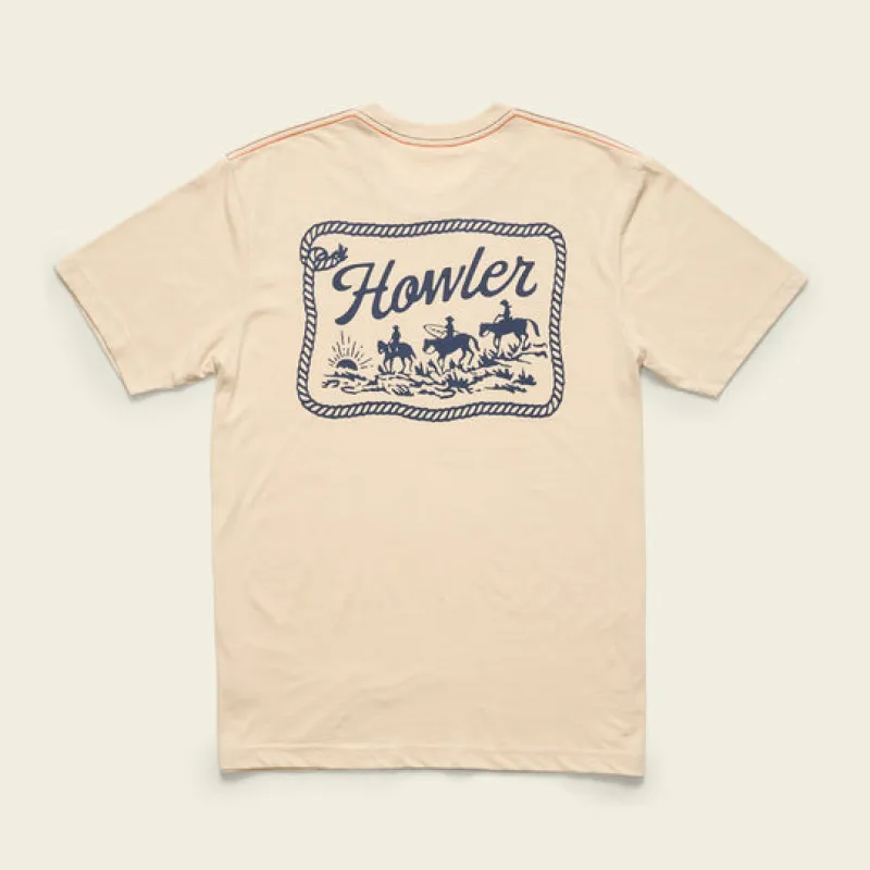 Howler Bros Howler Posse T-Shirt - Sand Heather sold by Sun Diego Boardshops