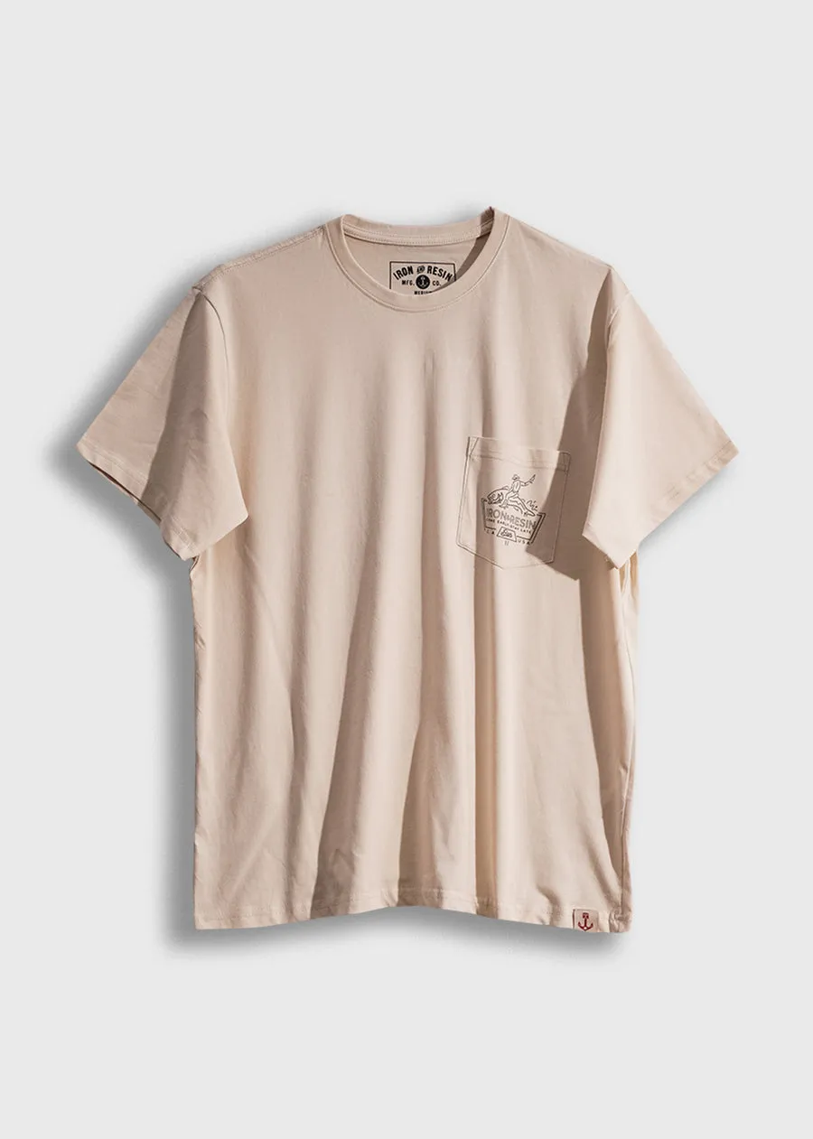 Iron & Resin Rodeo Pocket Tee - Natural sold by Sun Diego Boardshops product image thumbnail 2