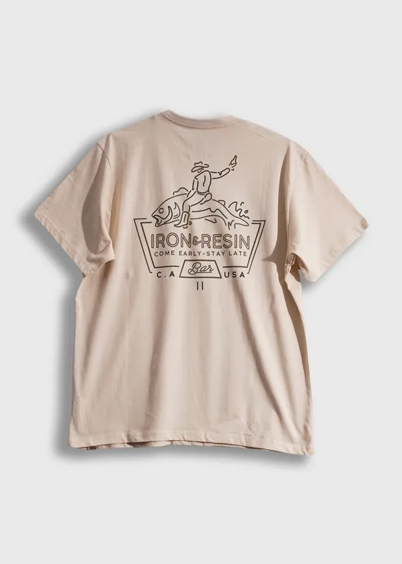 Iron & Resin Rodeo Pocket Tee - Natural sold by Sun Diego Boardshops