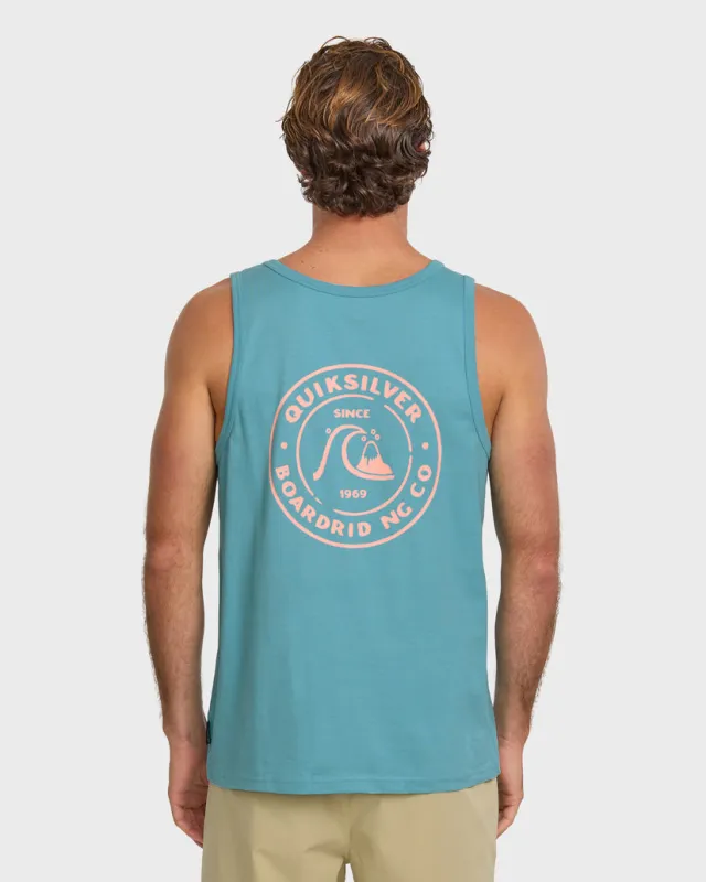 Quiksilver Bubbles Tank - Aqua Blue sold by Sun Diego Boardshops
