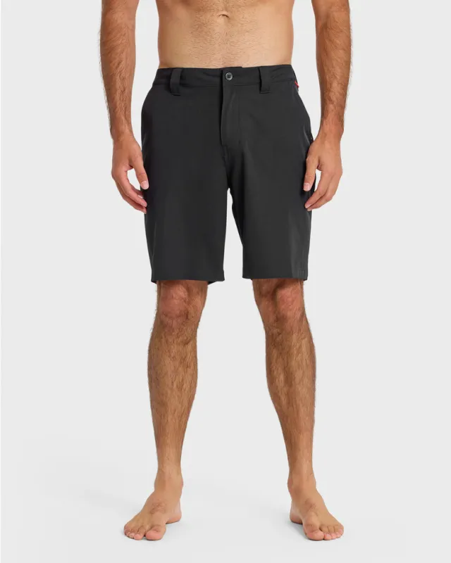 Quiksilver Union Amphibian 20" Hybrid Shorts - Black sold by Sun Diego Boardshops