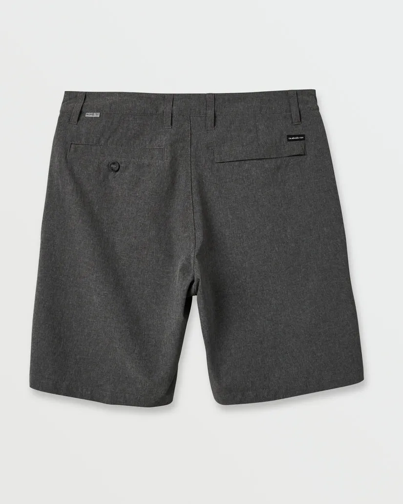Quiksilver Union Heather 20" Amphibian Hybrid Shorts - Black sold by Sun Diego Boardshops product image thumbnail 2