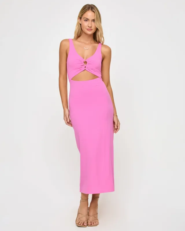 L Space Camille Dress - Hottest Pink sold by Sun Diego Boardshops