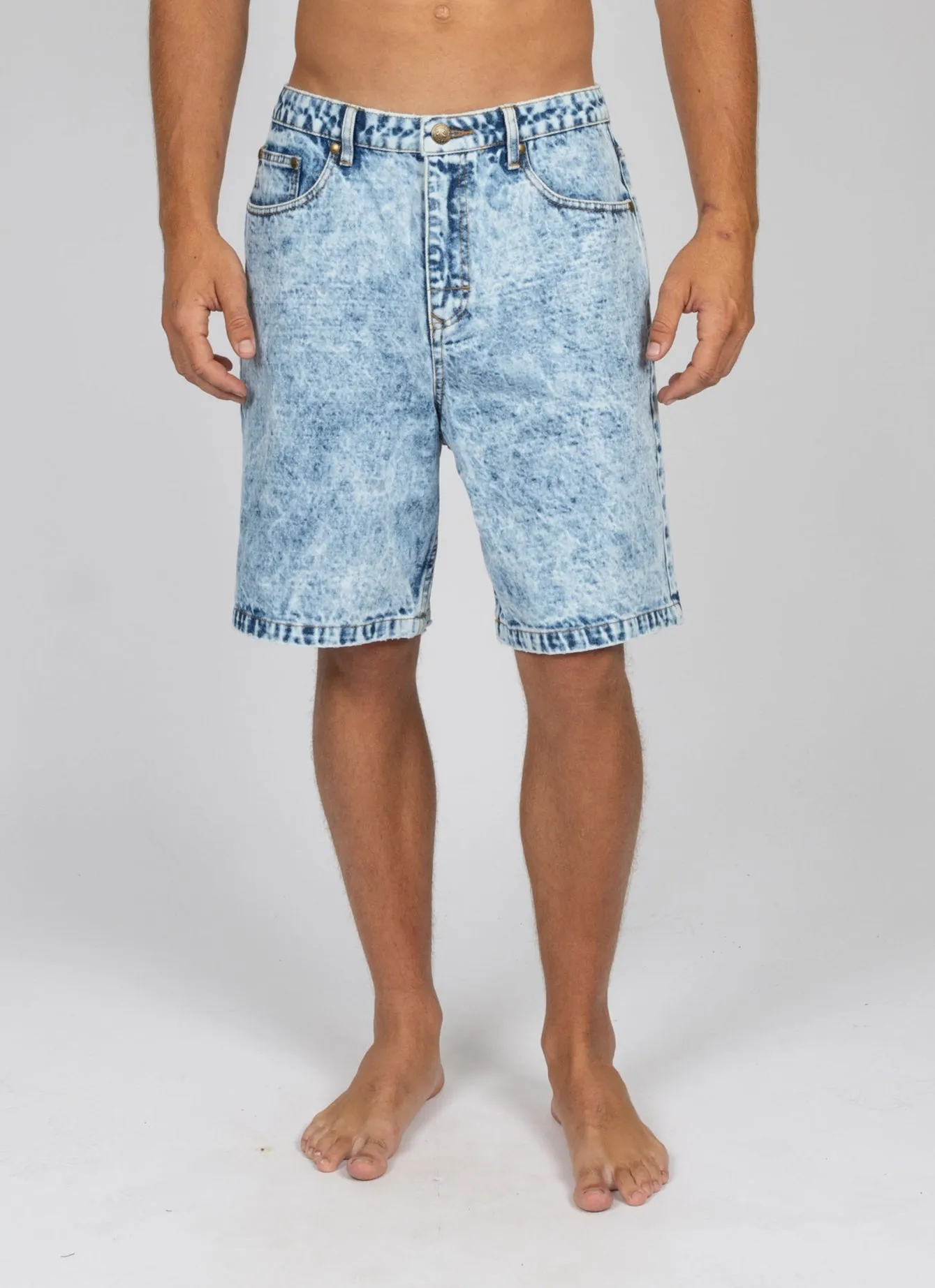 Rusty Lucifer Loose Short - Blue Acid Wash sold by Sun Diego Boardshops