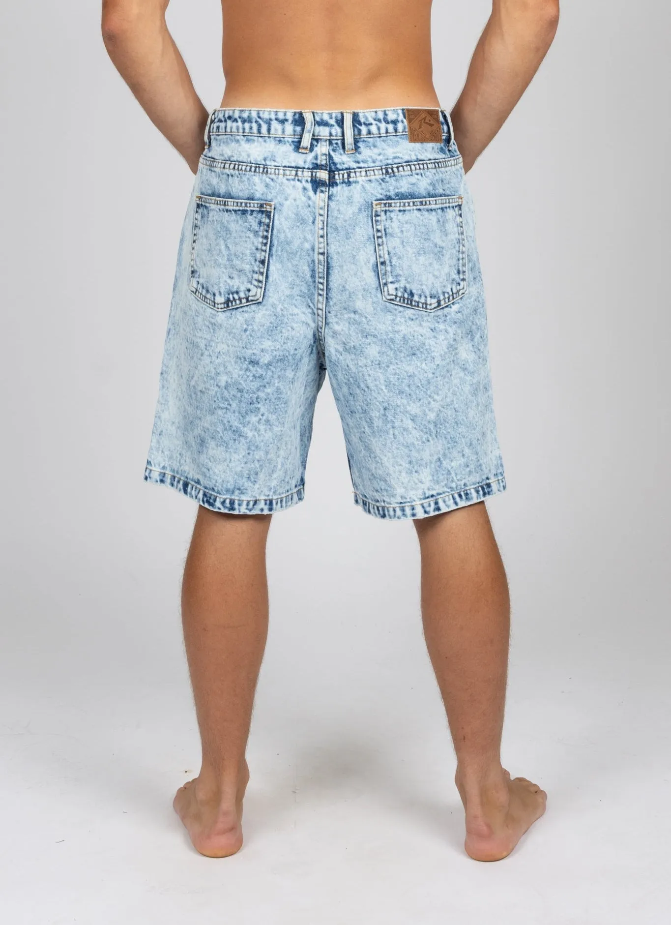 Rusty Lucifer Loose Short - Blue Acid Wash sold by Sun Diego Boardshops product image thumbnail 2