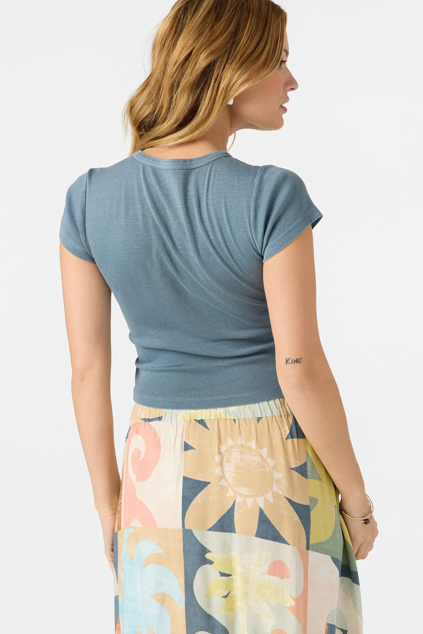 O`Neill Mallorca Emblem Tee - Washed Slate sold by Sun Diego Boardshops product image thumbnail 2