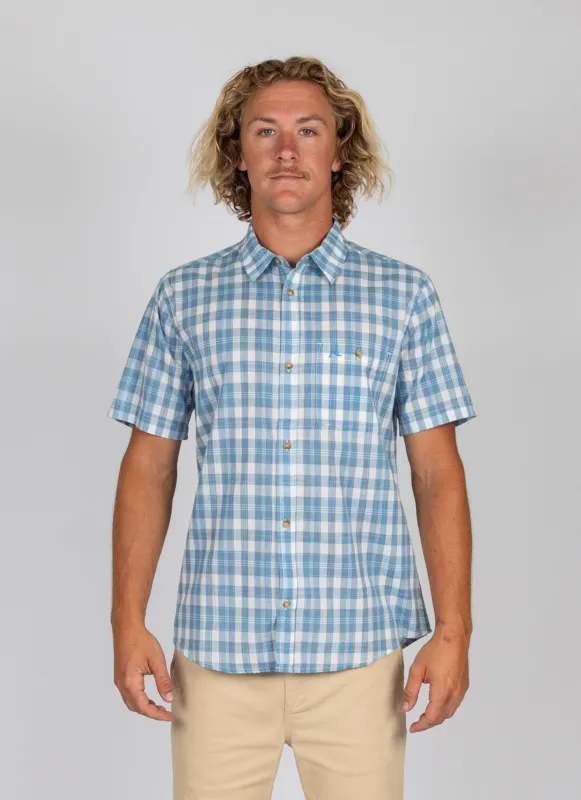 Rusty Watkins Ss Woven Shirt - Regatta sold by Sun Diego Boardshops