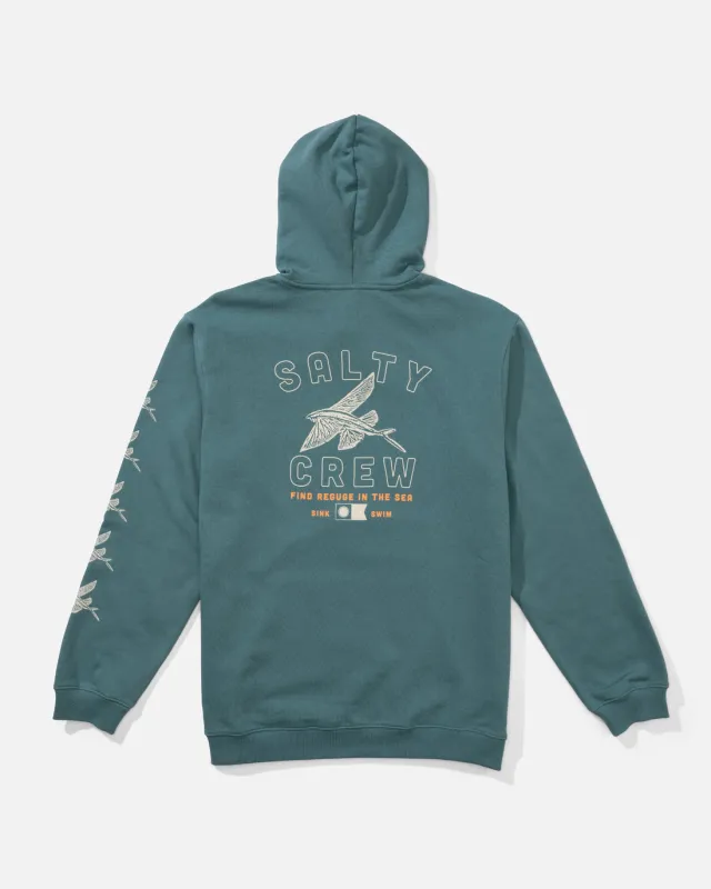 Salty Crew Super Fly Fleece Hoodie - Hydro sold by Sun Diego Boardshops