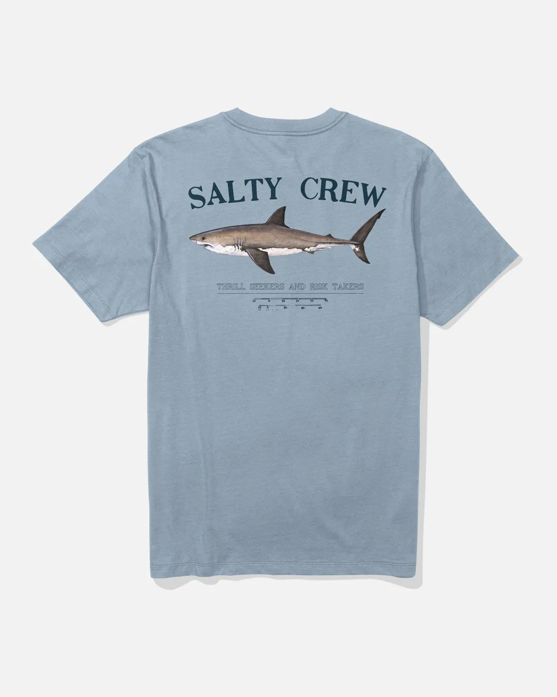 Salty Crew Bruce Tee - Blue Fog sold by Sun Diego Boardshops