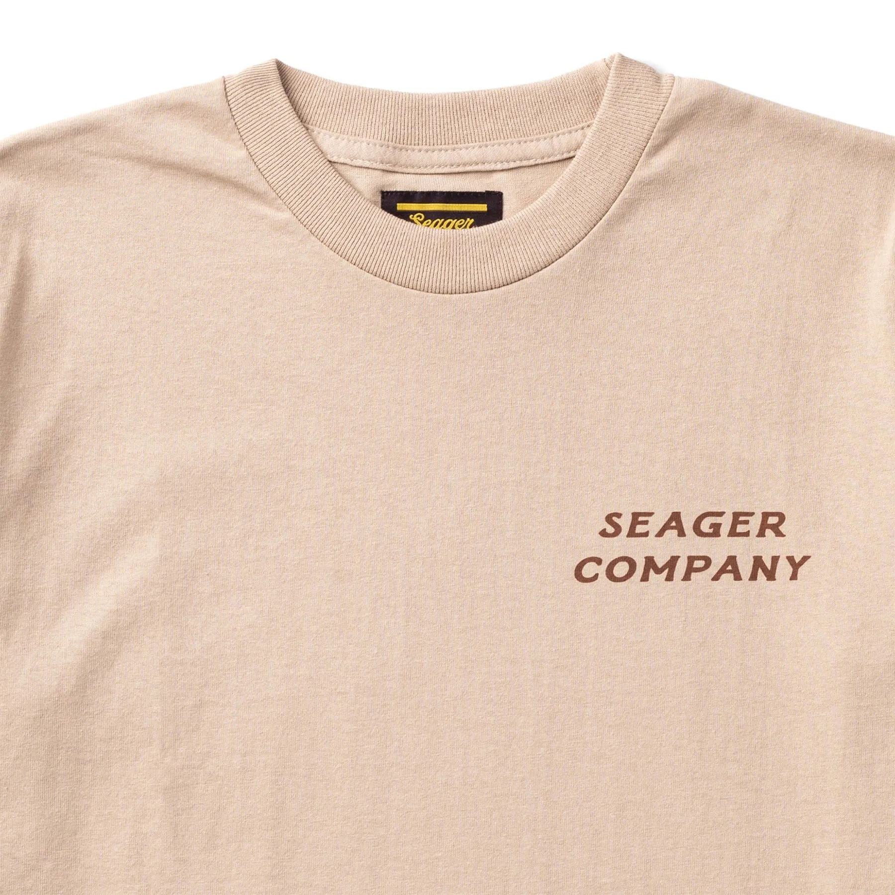 Seager Down Home Heavyweight Tee - Cream sold by Sun Diego Boardshops product image thumbnail 4
