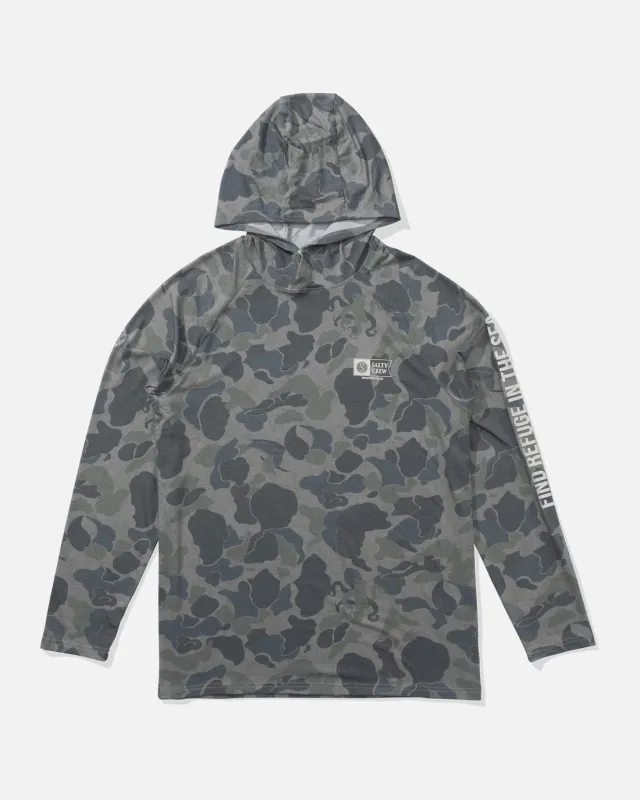 Salty Crew Mariner Lite Uv Hoodie - Sand Camo sold by Sun Diego Boardshops